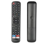 Mando a distancia EN2BI27H compatible con Hisense Smart TV 32AE5500F 40AE5500F H43B7100 H43B7500 H50B7300 H55B7100 H55B7120 H55B7300 Reemplazo controlador con PrimeVideo YouTube TFLIX Botones