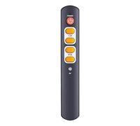 Mando a distancia ergonómico de aprendizaje con 6 botones grandes, controlador inteligente para dispositivo de sonido y video, dispositivo pequeño fácil de usar