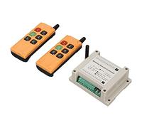 Mando a Distancia Inalámbrico, 433 MHz, 6 Canales, 6 Teclas, Interruptor de Luz LED, Relé, Transmisor de Radio, Kit Receptor, para Iluminación, Equipos de Elevación, Control Inteligente del Hogar, DC1