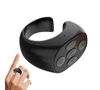 Mando a distancia inalámbrico Blue-Tooth, girador de páginas, anillos de desplazamiento recargable, botón inalámbrico portátil, para teléfonos y tabletas