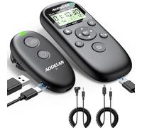 Mando a distancia inalámbrico con temporizador de cámara recargable (recargable para Nikon)