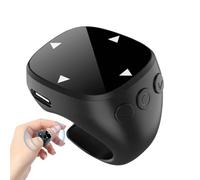 Mando a distancia inalámbrico de anillo de desplazamiento para teléfono, clicker inteligente video juegos de redes sociales música tecnología portátil anillo de clic accesorios fotográficos equipo de