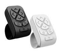 Mando a distancia inalámbrico para cámara: anillo de giro de página, control remoto para grabación de vídeo, compatible con teléfonos inteligentes, tabletas, lectores electrónicos, dispositivos de