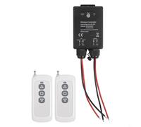 Mando a distancia inalámbrico para interruptor de relé, IP65 resistente a la intemperie 12 V CC 8 - 80 V interruptor de encendido/apagado con rango de 1000 m, carga máxima de 30 A para ventiladores