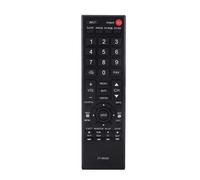 Mando a distancia infrarrojo para televisores Toshiba, mando de repuesto de material ABS de agarre cómodo que no requiere programación para