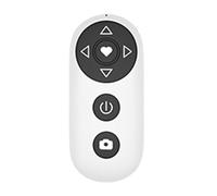 Mando a distancia inteligente - Obturador de cámara inalámbrico portátil | Controlador multimedia compacto para smartphones y tabletas | Clicker de presentación para reuniones y discursos | Ideal para