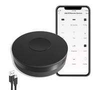 Mando a distancia inteligente WiFi Smart Home IR universal, uno para todos los controles, TV, DVD, AUD, ventilador, aire acondicionado, etc., compatible con Alexa y Google Home
