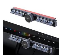 Mando a distancia multimedia, interruptor de botón LED para reproductor de DVD de coche, navegación, control del volante, con respuesta rápida y montaje flexible en el vehículo, color negro, material
