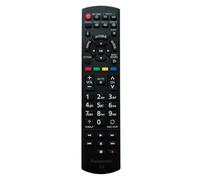 Mando a Distancia Original N2QAYB000830 Compatible con Panasonic N2QAYB000829 TX47ASW654 TX-L42ETW60 TX-L47ETW60 TX39AS600E TX-39AS500Y TX39AS600E TX-39AS600E TX-L44 2EW6 TX-42ASW504TX-55AS750E