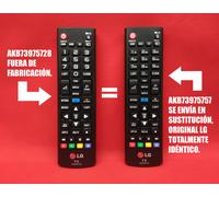 Mando a Distancia Original Smart TV LG Modelo TV: 55LB580V