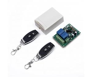 Mando a distancia para automatización del hogar, código de aprendizaje de | 433 MHz para frecuencia, clona señales existentes, valor de paquete de 2, plástico negro, listo para automatización del hogar