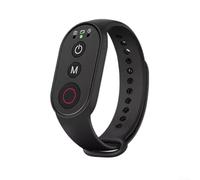 Mando a distancia para cámara de acción para DJI y para Insta360: obturador inalámbrico ABS con botones intuitivos para senderismo y ciclismo (negro)