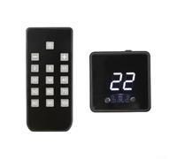 Mando a distancia para controlador de ventilador pwm de 12 V y 4 pines con pantalla digital, carga rápida tipo C PD de 60 W de salida máxima, ajuste continuo del 0 al 100% y control remoto para