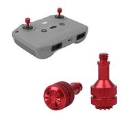 Mando a distancia para DJI Mavic Air 2/Air 2S/Mini 2/Mavic 3/Mini 3 Pro/Air 3/Mini 4 Pro Drone, RC-N1/N2, accesorios de aluminio para mando inteligente (rojo)