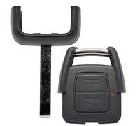 Mando a distancia para llave de coche, 1 carcasa con 2 botones y 1 pieza en bruto HU100 compatible con Opel