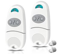 Mando a Distancia para portón, 2 Unidades, Mando a Distancia para Puerta 433,92 MHz, Mando C@ME 2 Canales Compatible con 432EV, 432A, 432M (Incluye 2 Pilas Extra)