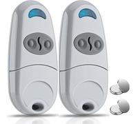 Mando a distancia para puerta, 433,92 MHz, mando a distancia universal, 2 unidades, mando a distancia universal para puerta compatible con Top 432EE, 432EV, 432NA, 432A, 432M, 432S, T432, 2 canales