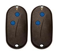 Mando a distancia para puerta de garaje con código variable (Keyfob), transmisor de 433,92 MHz, compatible con SEAV BE-Happy-RS2, RS1, RS3 y BE-SMART-RS2, RS1, RS3 2 botones, 1 año de garantía, 2
