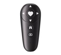 Mando a distancia para TikTok, mando a distancia Bluetooth para iPhone, iPad, iOS, Android, ebook, app, girador de páginas, grabación de vídeo de cámara (negro)