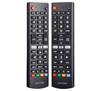 Mando a distancia para todos los televisores LG - Pack de 2 mandos a distancia universal para LG LCD OLED QNED Nanocell 4K UHD Ultra HD Smart TV
