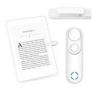 Mando a distancia RF para Kindle Paperwhite Scribe, accesorios, girador de páginas para iPad, tabletas, lectura de novelas, cámara de teléfono, grabación de vídeo, disparadores remotos, color blanco