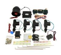 Mando a distancia Riloer Central de la Cerradura de Coche Kit de Sistema de Entrada sin Llave con Kit de Bloqueo Centralizado Eléctrico 2 Mando a Distancia para Coche Sin Llave + Alarma Sirena