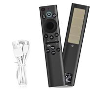 Mando a distancia solar recargable de repuesto para Samsung Smart TV, Solarcell, USB-C/tipo C, carga rápida, voz y BT, compatible con control remoto Samsung para Smart TV 2025-2018