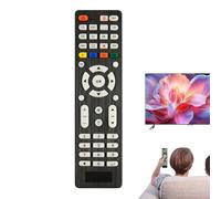 Mando a distancia TV | Mando a distancia ergonómico con teclas precisas para un uso fiable - Teclas precisas y señal estable para toda la familia