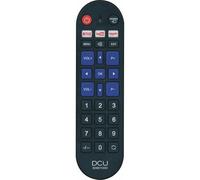 DCU TECNOLOGIC - Mando Universal para TV LG, Samsung, Sony, Philips y Panasonic - Botón para Netflix, Video y Youtube - Distancia: +8 Metros