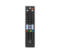 Ewent Mando a Distancia Universal para Smart TV LG Samsung Sony Hisense TCL, Listo para Usar sin Programación, Botones Streaming Net TV y Smart Video, Pilas Incluidas, Repuesto Completo