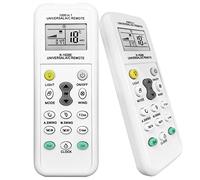 Mando a Distancia Universal Para aire Acondicionado, Mando LCD Digital A/C Frío y Cálido con Configuración de un Botón y bajo Consumo de Energía, Compatible con Todas las Marcas y Modelos.