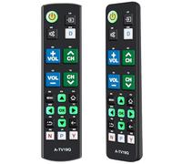 Mando a distancia universal para televisores con botones que brillan en la oscuridad para personas mayores, grandes botones iluminados para personas mayores, compatible con Samsung, LG, Panasonic
