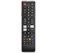 Mando a distancia universal para todos los televisores Samsung, repuesto compatible con todos los Samsung Smart TV, LED, LCD, HDTV, 3D, Series TV, no necesita configuración, Netflix, Prime Video