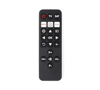 Nedis Mando a distancia universal N TVRC23SNBK Preprogramado 2 disp. Botones Disney+ y Netflix Negro
