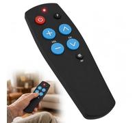 Mando a distancia universal Senior, mando a distancia de TV de repuesto con botones grandes, fácil de usar y configurar TV infrarroja para personas mayores demencia