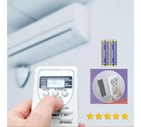 Mando Aire Acondicionado Compatible con MOULINEX- Incluye *Soporte + Pilas Incluidas* - Mando a Distancia Compatible con Aire Acondicionado MOULINEX - Mando Compatible.