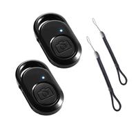 Mando Bluetooth Teléfono Selfie Botón del Palillo Mando a Distancia Botón de Obturador Remoto Compatible con OS y Android Correa de Muñeca Incluida 2pcs