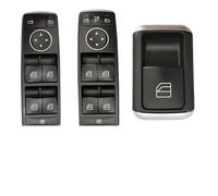 Mando Botonera Elevalunas Control Elevalunas 2049055302 Interruptor Elevalunas Eléctrico Delantero 2049055402 Para Benz CE GLK W204 X204 W212 W207(Left Upgrade)