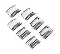 Mando Botonera Elevalunas Embellecedor Adhesivo Para El Botón Del Interruptor Elevalunas Puerta Para CRV CR-V 2017-2021 ABS Cromado