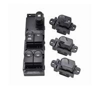 Mando Botonera Elevalunas Interruptor de ventana y puerta para Hyundai 2011-2017 93570-1R101 935701R101 93580-1R000 935801R000 16 pines(Set-4piece)