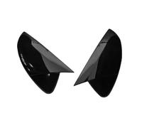 Mando Botonera Elevalunas Para C3 2016-2020 Pegatina Cubierta De Espejo Retrovisor Lateral Tapa Ala Embellecedor Caja Exterior(Gloss Black)