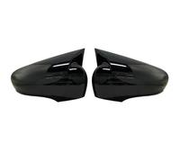 Mando Botonera Elevalunas Para Clio MK4 Para 4 Plástico 2012-2019 Cubiertas De Espejo Retrovisor Ala Murciélago Cubierta Caja Coche(Bright black)
