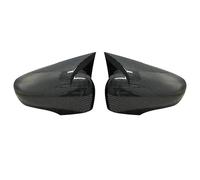 Mando Botonera Elevalunas Para Clio MK4 Para 4 Plástico 2012-2019 Cubiertas De Espejo Retrovisor Ala Murciélago Cubierta Caja Coche(Carbon fiber pattern)