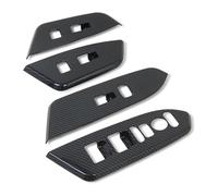 Mando Botonera Elevalunas Para CRV Para CR-V 2017-2021 Cubierta Panel Botón Interruptor Elevación Ventana Puerta Carbono Embellecedor Adhesivo Interior Interior(C)