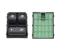 Mando Botonera Elevalunas Para Fiat Para Ducato Para Bus 250 2006-2014 Interruptor Elevalunas Eléctrico Botón Control 735421419 735487419(1 Green back)