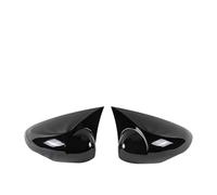 Mando Botonera Elevalunas Para Fiesta MK7 2009-2018 Cubierta De La Caja Del Espejo Retrovisor Agregar Tapas Laterales(Bright black)