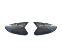 Mando Botonera Elevalunas Para Hyundai Para Elantra 2012-2018 Cubierta De Espejo Retrovisor Del Coche Decoración Concha Puerta Lateral Embellecedor(Carbon fiber pattern)