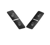 Mando Botonera Elevalunas Para Mercedes Para Benz C E GLK Clase C200 GLK260 E300 W204 W207 W212 Cubierta De Botón De Interruptor De Bloqueo Puerta Delantera De Coche 20490584 ( Color : Black 1 Pair )