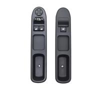 Mando Botonera Elevalunas Para Peugeot 207 2007-2015 6554QC 6490HQ 6554HJ 6554.QC 2 Piezas Interruptor Control Ventana Eléctrica Del Lado Del Conductor + Lado Del Pasajero