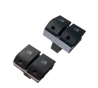 Mando Botonera Elevalunas Para Seat Ibiza 6L Cordoba 6K 2002 2003 2004 2005 2006 2007 2008 2009 6Q0959858 1/2 Piezas Botón Interruptor Control De Ventana Eléctrica Delantera Botonera Elevalunas(1 Pair